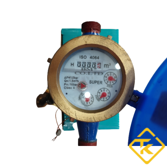 Đồng hồ nước DN15 đo lường nước lạnh CÓ KIỂM ĐỊNH,Đồng Hồ Đo Nước Sạch Sinh Hoạt - Chất Liệu Gang