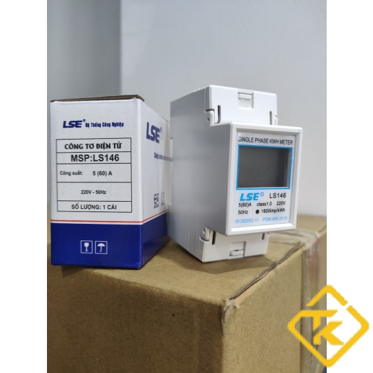 CÔNG TƠ ĐIỆN TỬ 1 PHA MINI LSE 5(60)A LS146