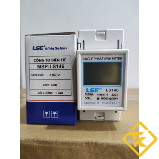 CÔNG TƠ ĐIỆN TỬ 1 PHA MINI LSE 5(60)A LS146