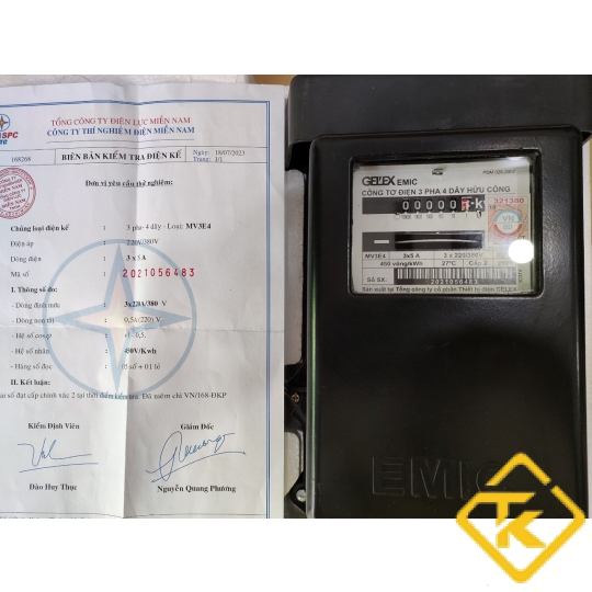 CÔNG TƠ ĐIỆN 3 PHA GIÁN TIẾP EMIC 3 X 5 A