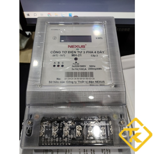 [NEXUS]Công Tơ Điện Tử và Cơ Điện Tử 3 Pha 4 Dây Trực Tiếp Chính Hãng Có Giấy Kiểm Định, Công Suất 100A