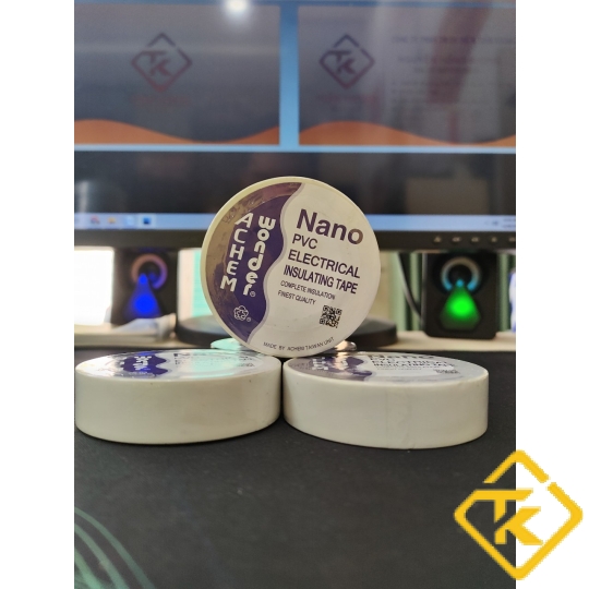 BĂNG KEO ĐIỆN NANO MÀU TRẮNG 20Y