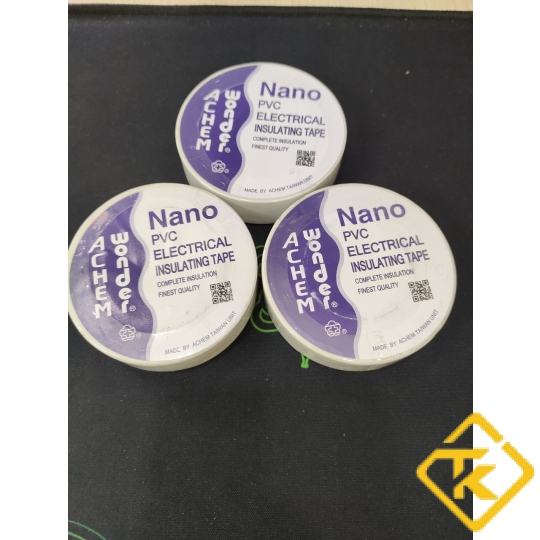 BĂNG KEO ĐIỆN NANO MÀU TRẮNG 20Y
