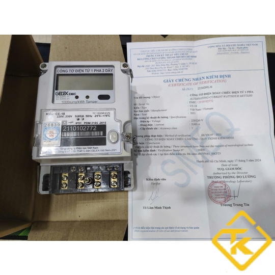 CÔNG TƠ ĐIỆN TỬ 1 PHA EMIC CE-18 -5(40)A