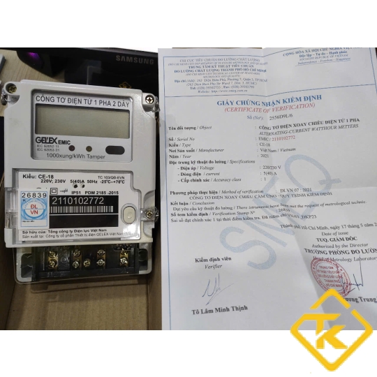 CÔNG TƠ ĐIỆN TỬ 1 PHA EMIC CE-18 -5(40)A