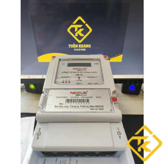 CÔNG TƠ ĐIỆN TỬ NEXUS 3 PHA 10(100)A-HM19