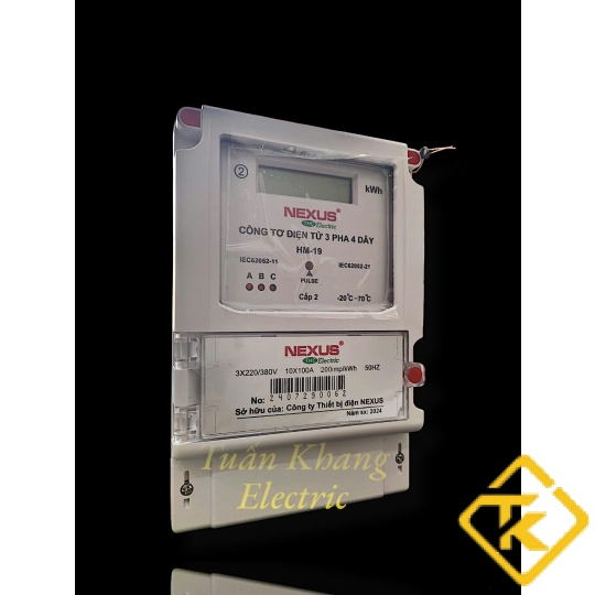 CÔNG TƠ ĐIỆN TỬ NEXUS 3 PHA 10(100)A-HM19