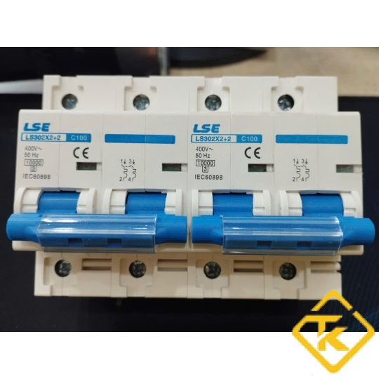 Aptomat Đảo Chiều Dạng Aptomat 2 Pha 80A-100A LSE - Cầu Dao Đảo Tự Động