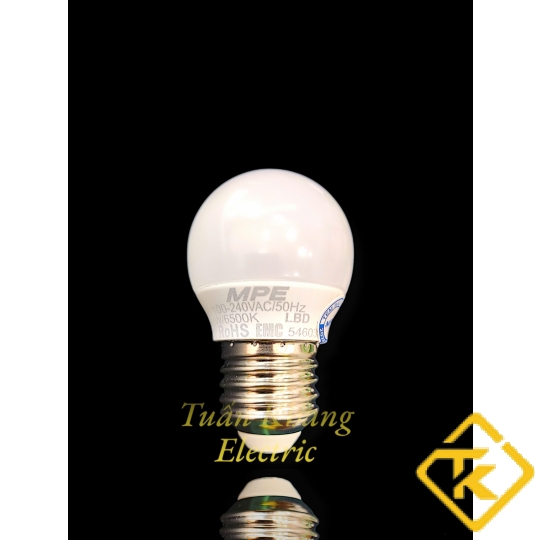 Bóng đèn LED búp chống ẩm MPE 3W TRẮNG/VÀNG