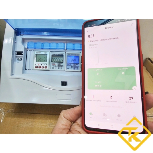CÔNG TƠ ĐIỆN TỬ  WIFI ĐA CHỨC NĂNG BẬT TẮT TỪ XA 
