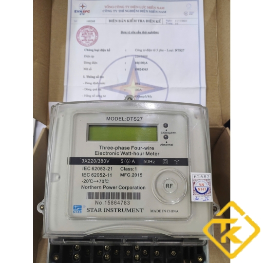 CÔNG TƠ ĐIỆN 3 PHA  GIÁN TIẾP DTS27- 5(6)A 