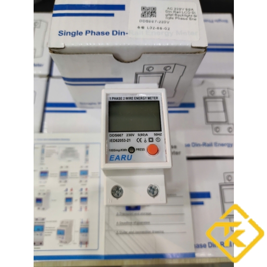 Công Tơ Điện Tử 1 Pha Đa Chức Năng 5(80)A Có Reset