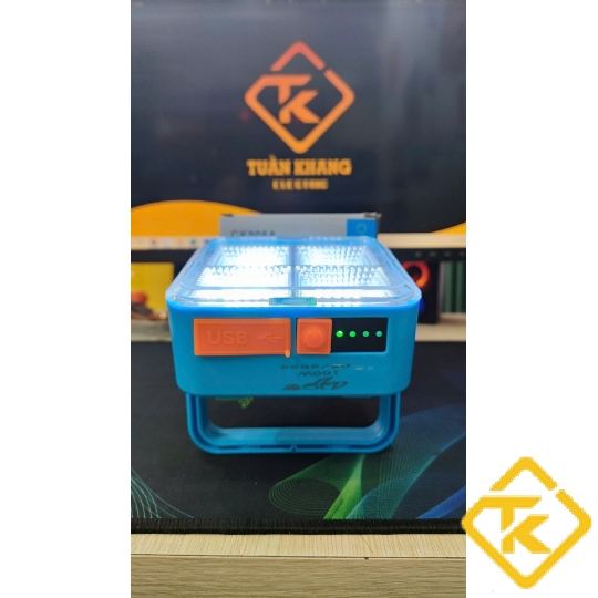 ĐÈN PHA NĂNG LƯỢNG MẶT TRỜI CẦM TAY 100W MINI 4 KHOANG LT100