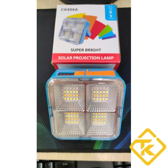 ĐÈN PHA NĂNG LƯỢNG MẶT TRỜI CẦM TAY 100W MINI 4 KHOANG LT100