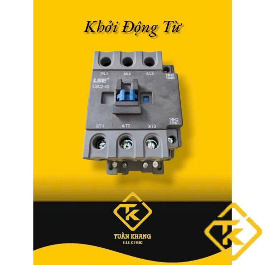 KHỞI ĐỘNG TỪ 2 PHA -3 PHA - 40A (Contactor LSE)