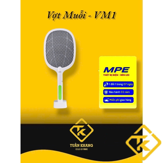 Vợt bắt muỗi thông minh 2 trong 1 chính hãng MPE thu hút muỗi tự động VM1
