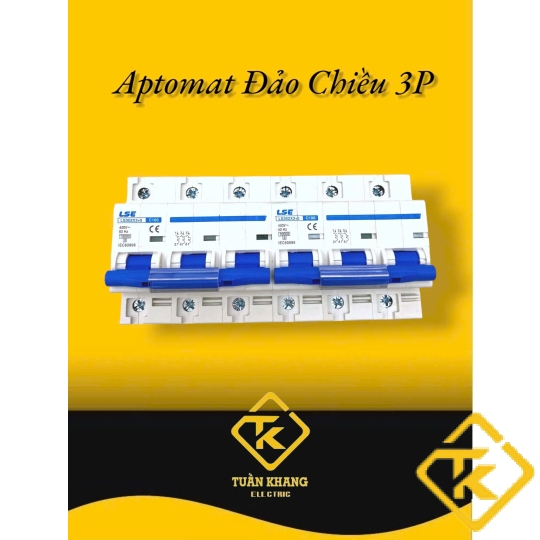 Aptomat đảo chiều dạng aptomat 3 pha 80A - 100A LSE - Cầu dao đảo tự động