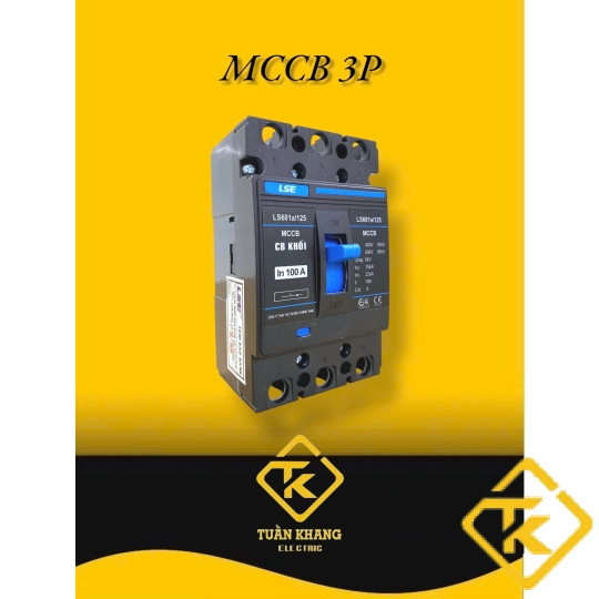  APTOMAT ĐÓNG NGẮT ĐIỆN LS601A/125 - 3 PHA LSE 40A 50A 60A 100A 125A