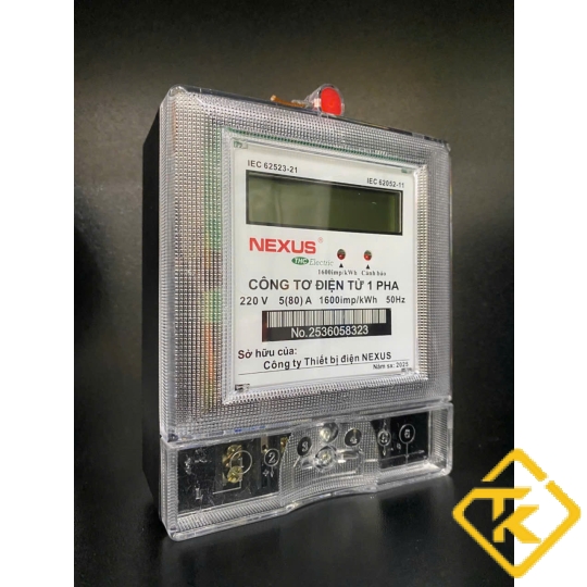 Công tơ điện tử 1 pha Nexus 5(60)A- TH-92