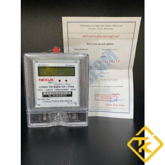 Công tơ điện tử 1 pha Nexus 5(60)A- TH-92