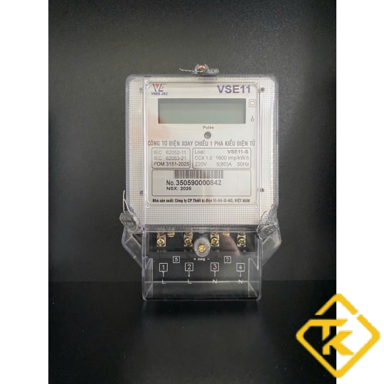CÔNG TƠ ĐIỆN TỬ 1 PHA VSE11-S 5(80)