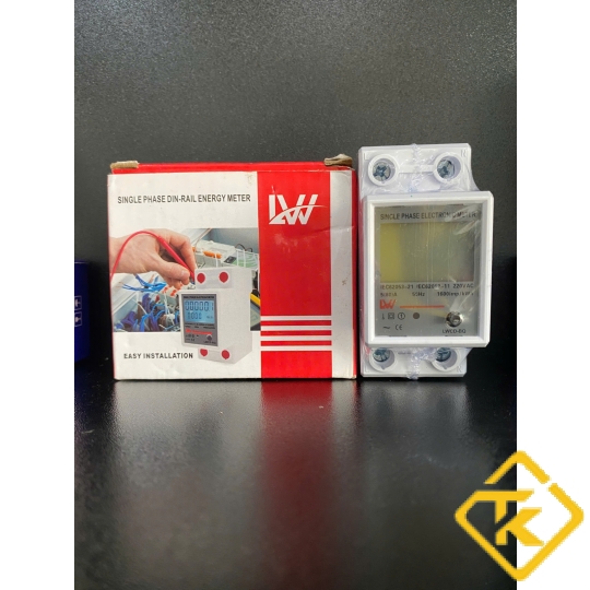 Đồng hồ điện tử 1 pha LS Mini - Hiển thị 4 thông số - Có nút Reset