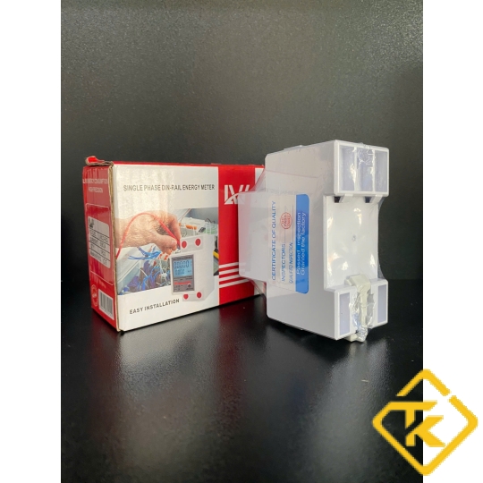 Đồng hồ điện tử 1 pha LS Mini - Hiển thị 4 thông số - Có nút Reset