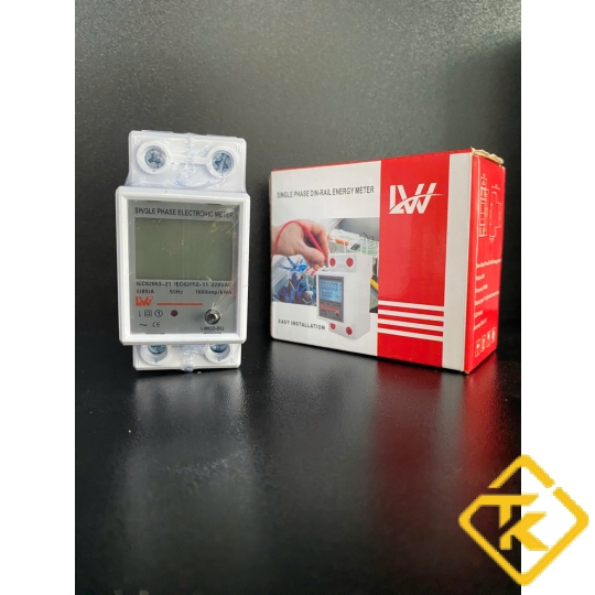 Đồng hồ điện tử 1 pha LS Mini - Hiển thị 4 thông số - Có nút Reset