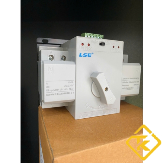  Bộ chuyển đổi nguồn tự động ATS LSE LSQ3R-2P/4P thanh ray DIN