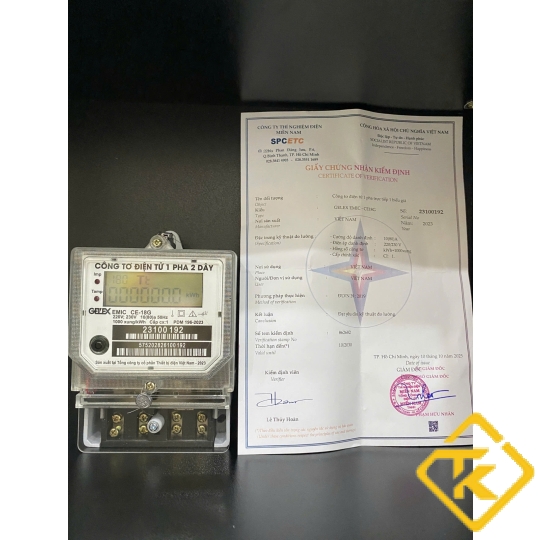 Công tơ điện tử EMIC 1 pha 2 dây 10(80)A -Emic CE-18G