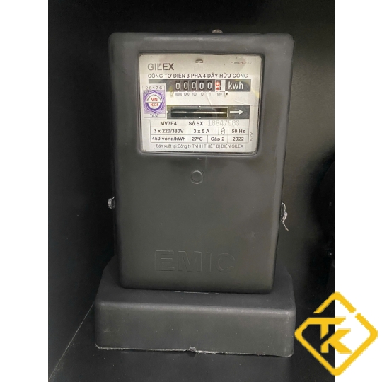 CÔNG TƠ ĐIỆN 3 PHA GIÁN TIẾP GIL'EX  3 X 5A
