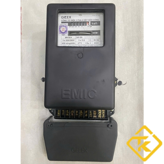 CÔNG TƠ ĐIỆN 3 PHA GIÁN TIẾP GIL'EX  3 X 5A