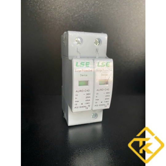 THIẾT BỊ CHỐNG SÉT LAN TRUYỀN LSE 2 PHA DÒNG ĐIỆN DC-LSDRC-2P(20ka-40ka)DC 