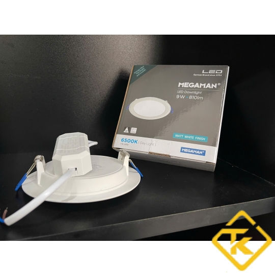 Đèn LED âm trần siêu mỏng Megaman MQTL1127-Y-9W 6500k trắng chính hãng