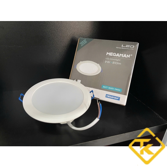 Đèn LED âm trần siêu mỏng Megaman MQTL1127-Y-9W 6500k trắng chính hãng