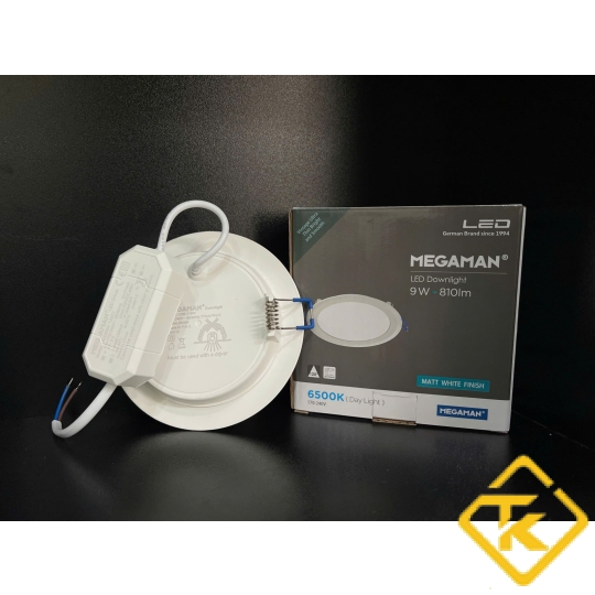 Đèn LED âm trần siêu mỏng Megaman MQTL1127-Y-9W 6500k trắng chính hãng
