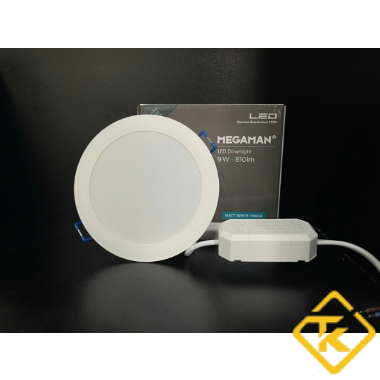 Đèn LED âm trần siêu mỏng Megaman MQTL1127-Y-9W 6500k trắng chính hãng
