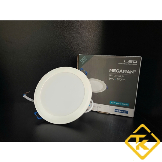 Đèn LED âm trần siêu mỏng Megaman MQTL1127-Y-9W 6500k trắng chính hãng