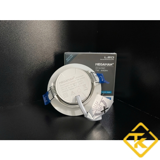 Đèn Led âm trần  Megaman FDS72900v1-7W 3000K/4000K chính hãng