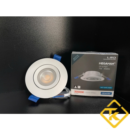 Đèn Led âm trần  Megaman FDS72900v1-7W 3000K/4000K chính hãng