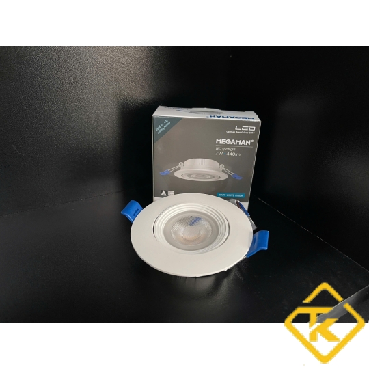 Đèn Led âm trần  Megaman FDS72900v1-7W 3000K/4000K chính hãng