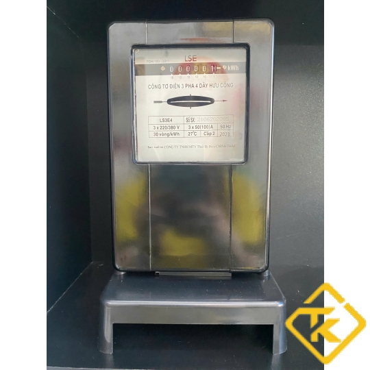 Đồng hồ cơ LS3E4 trực tiếp chính hãng LSE – Công tơ điện 3 pha 4 dây chính xác cao