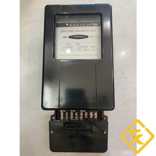Đồng hồ cơ LS3E4 trực tiếp chính hãng LSE – Công tơ điện 3 pha 4 dây chính xác cao