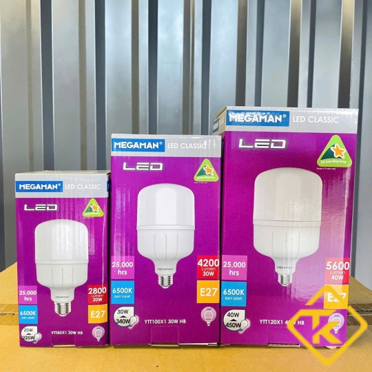 Đèn LED trụ Megaman  YYT-HB 20W-60W chính hãng