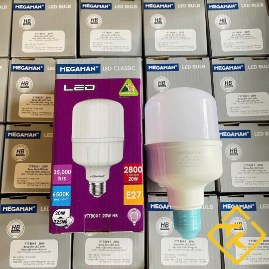 Đèn LED trụ Megaman  YYT-HB 20W-60W chính hãng
