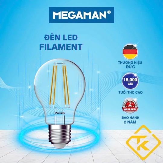  Bóng LED Filament Megaman 4W C35/G45 đơn giản hiện đại