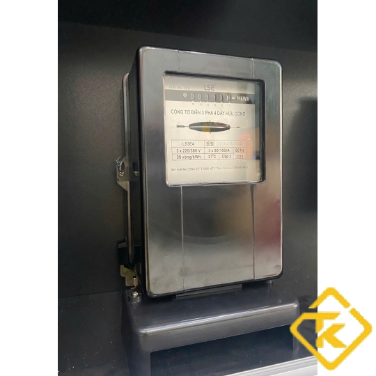 Đồng hồ cơ LS3E4 trực tiếp chính hãng LSE – Công tơ điện 3 pha 4 dây chính xác cao