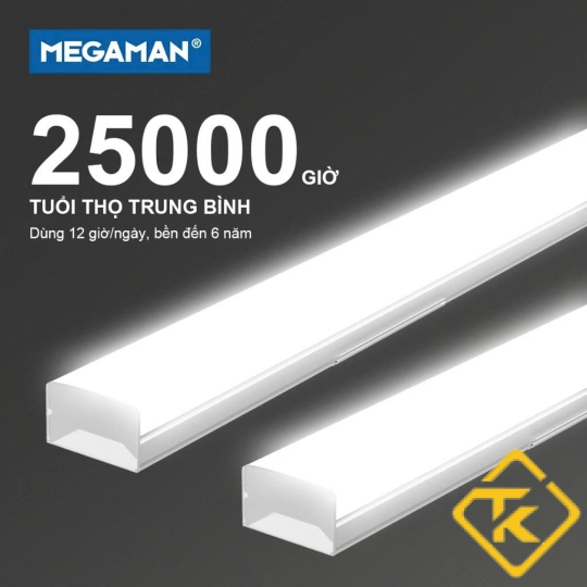 Đèn Led Bán Nguyệt Batten 1m2 Megaman MXL2129 60W 6500K Siêu Sáng Tiết Kiệm Điện