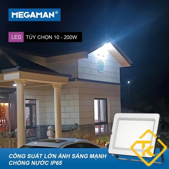 Đèn pha LED Megaman ZDL3027 50W 200W IP65 chính hãng, tiết kiệm
