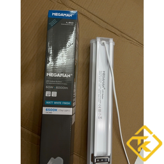 Đèn Led Bán Nguyệt Batten 1m2 Megaman MXL2129 60W 6500K Siêu Sáng Tiết Kiệm Điện